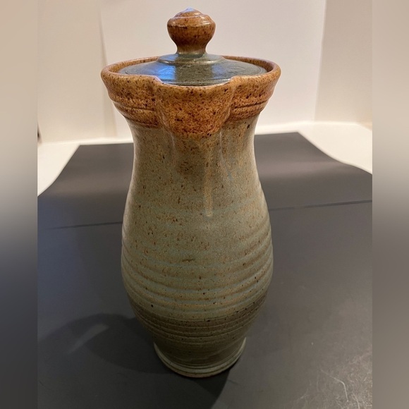 Handcrafted Pottery Pitcher from West Virginia Artist - Picture 2 of 9